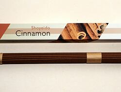 Vonné tyčinky - Overtones - CINNAMON , Shoyeido luxusní vonné tyčinky s minimem kouře pro provonění prostoru a vytvoření relaxační atmosféry