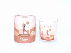 Svíce Moonshine Yoga, TRANQUIL WOODS, k podpoře vašich rituálů, jógové praxi, relaxaci a očistě