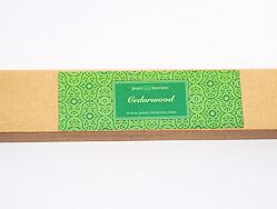 Vonné tyčinky - Pure Incense Cedarwood 50g přírodní luxusní vonné tyčinky, agarbathi vhodné k provonění prostoru s ušlechtilou vůní
