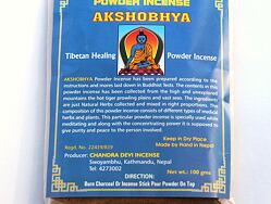 Vykuřovací směs - sang - AKSHOBHYA vykuřujeme k uctění příslušných Buddhů a Bódhisattvů 
