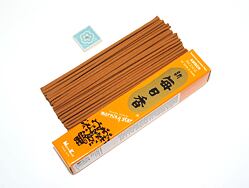 Vonné tyčinky - Morning Star AMBER, Nippon Kodo /50 ks  luxusní vonné tyčinky s minimem kouře pro provonění prostoru a vytvoření relaxační atmosféry