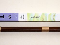 Vonné tyčinky - Daily Incense -  GOZAN, Shoyeido  luxusní vonné tyčinky s minimem kouře pro provonění prostoru a vytvoření relaxační atmosféry
