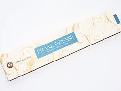 Vonné tyčinky - SHROFF FRANKINCENSE přírodní luxusní vonné tyčinky, agarbathi vhodné k provonění prostoru s ušlechtilou vůní