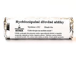 Rychlozápalné uhlíky Floga  – uhlíky na vykuřování – 6 kusů