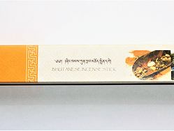 Vonné tyčinky - Nado Poizokhang oranžovévzácné ručně vyrobené řemeslné čistě přírodní vonné tyčinky k očistě, ochraně a meditaci z himálajského Království Bhútán