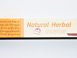 Vonné tyčinky - Natural Herbal Incense/ žluté přírodní řemeslné tradiční himálajské vonné tyčinky vhodné k čištění a meditaci