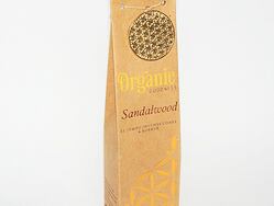 Vonné kužílky - Organic SANDALWOOD přírodní vykuřovací kužílky, františky vhodné k provonění místností, harmonizaci a meditaci