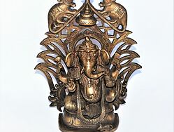 GANESHA soška, kov /6.