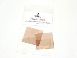 PLÁTEK MICA ( plátek přírodní slídy ) slouží ke snížení teploty položením na žhavý uhlík, aly lépe vynikla vůně vzácných dřev