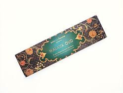 Vonné tyčinky - Pure Incense, Malaya Oud přírodní luxusní vonné tyčinky, agarbathi vhodné k provonění prostoru s ušlechtilou vůní