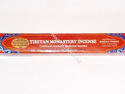 Vonné tyčinky TIBETAN MONASTERY INCENSE přírodní řemeslné tradiční himálajské vonné tyčinky vhodné k čištění a meditaci