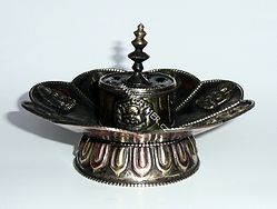 Stojánek Tibet/kovový - měď