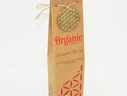 Vonné kužílky - Organic DRAGON´S BLOOD přírodní vykuřovací kužílky, františky vhodné k provonění místností, harmonizaci a meditaci
