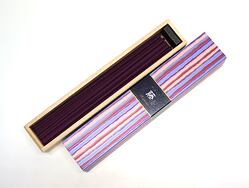 Vonné tyčinky - Kayuragi WISTERIA, Nippon Kodo  luxusní vonné tyčinky s minimem kouře pro provonění prostoru a vytvoření relaxační atmosféry