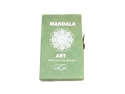 Stojánek - kov na vykuřovací provázky/ Mandala /set