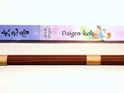 Vonné tyčinky - Daily Incense -  DAIGEN-KOH, Shoyeido  luxusní vonné tyčinky s minimem kouře pro provonění prostoru a vytvoření relaxační atmosféry