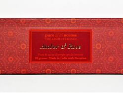 Vonné tyčinky - Pure Incense, Absolute Amber a Rose  přírodní luxusní vonné tyčinky, agarbathi vhodné k provonění prostoru s ušlechtilou vůní