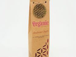 Vonné kužílky - Organic ARABIAN OUDH přírodní vykuřovací kužílky, františky vhodné k provonění místností, harmonizaci a meditaci