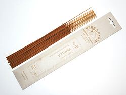 Vonné tyčinky - Herb and Earth VANILLA, Nippon Kodo  luxusní vonné tyčinky s minimem kouře pro provonění prostoru a vytvoření relaxační atmosféry