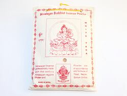 Vykuřovací prášek - WHITE TARA tradiční posvátný sang je zasvěcen Bílé Taře, která představuje čistotu, soucit a ochranu života. Její energie přináší harmonii a pocit bezpečí. 