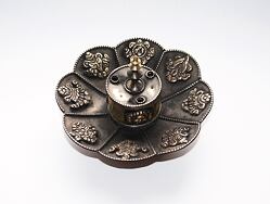 Stojánek Tibet/kovový - měď na pálení vonných tyčinek, bezpečný a stabilní držák na tyčinky