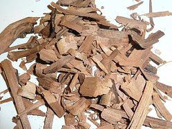 SANTÁLOVÉ DŘEVO - jádrové  drcené  jako vykuřovadlo je sandalwood  považováno za  symbol životní síly, věří se, že jeho vůně zahání zlé duchy, dokáže očistit člověka od všech hříchů.
