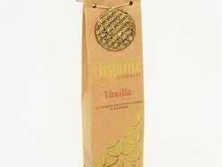 Vonné kužílky - Organic VANILLA přírodní vykuřovací kužílky, františky vhodné k provonění místností, harmonizaci a meditaci