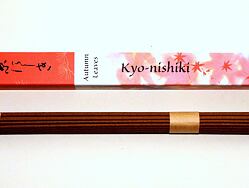 Vonné tyčinky - Daily Incense -  KYO-NISHIKI, Shoyeido  luxusní vonné tyčinky s minimem kouře pro provonění prostoru a vytvoření relaxační atmosféry