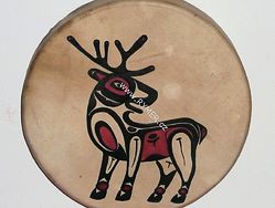 Malba na šamanský buben - 40cm - jelen