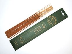 Vonné tyčinky - Herb and Earth MATCHA, Nippon Kodo  luxusní vonné tyčinky s minimem kouře pro provonění prostoru a vytvoření relaxační atmosféry