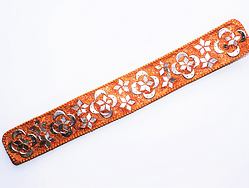 Stojánek - lyže/ dřevo-orient /oranžový na pálení vonných tyčinek, bezpečný a stabilní držák na tyčinky