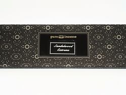 Vonné tyčinky - Pure Incense, Sandalwood Extreme přírodní luxusní vonné tyčinky, agarbathi vhodné k provonění prostoru s ušlechtilou vůní