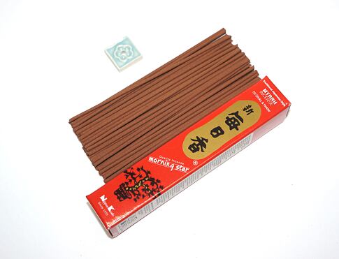 Vonné tyčinky - Morning Star MYRRH, Nippon Kodo /50ks luxusní vonné tyčinky s minimem kouře pro provonění prostoru a vytvoření relaxační atmosféry