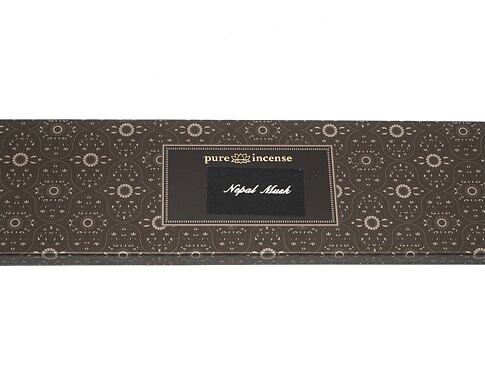 Vonné tyčinky - Pure Incense, Nepal Musk  přírodní luxusní vonné tyčinky, agarbathi vhodné k provonění prostoru s ušlechtilou vůní