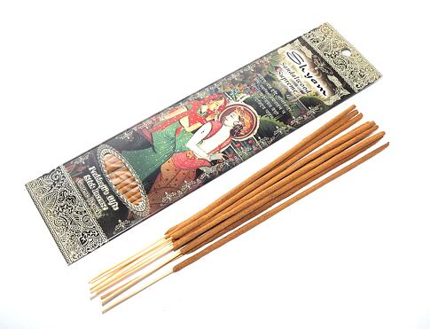Vonné tyčinky - SHYAM - santal supreme  přírodní vonné tyčinky, agarbatti vhodné k provonění prostoru s ušlechtilou vůní