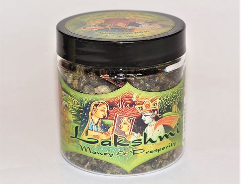 LAKSHMI (peníze a blahobyt) vykuřovací směs vhodná na pálení pro podporu získání bohatství a prosperity