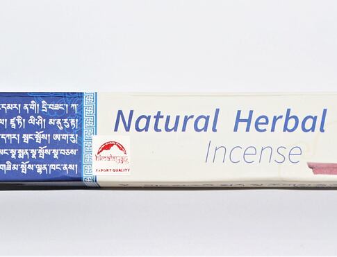 Vonné tyčinky - Natural Herbal Incense/ modré přírodní řemeslné tradiční himálajské vonné tyčinky vhodné k čištění a meditaci