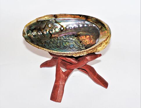 ABALONE velká, vč.dřevěného stojánku
