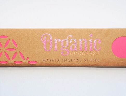 Vonné tyčinky - Organic ROSE přírodní vonné tyčinky, agarbathi vhodné k provonění prostoru s ušlechtilou vůní