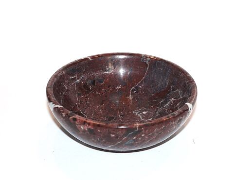 KADIDELNICE kamenná miska, červený onyx vykuřovací miska také kadidelnice je ohnivzdorná nádoba určená k pálení vykuřovadel