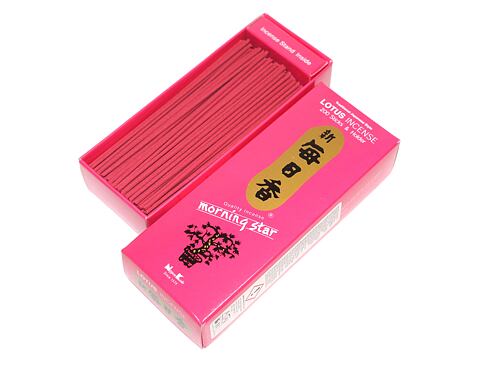 Vonné tyčinky - Morning Star LOTUS, Nippon Kodo  luxusní vonné tyčinky s minimem kouře pro provonění prostoru a vytvoření relaxační atmosféry