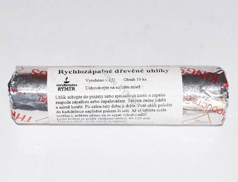 UHLÍKY Three Kings, střední rychlozápalné uhlíky vhodné k pálení vykuřovadel a vykuřovacích směsí, také do vodní dýmky- shisha 