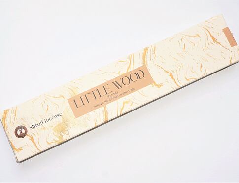 Vonné tyčinky - SHROFF LITTLE WOOD přírodní luxusní vonné tyčinky, agarbathi vhodné k provonění prostoru s ušlechtilou vůní