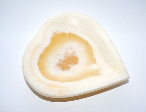 Kamenná miska na kužílky, srdce vykuřovací miska vhodná pro pálení vonných kužílků  či vánočních františků