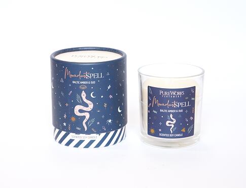 Svíce Magic, MOONDUST SPELL ( Baltic Amber and Oud )