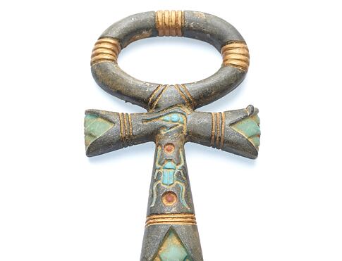 Egyptský kříž Anch (Ankh) amulet symbol života