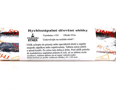 Balení rychlozápalných uhlíků Three Kings ve válci – 10 kusů