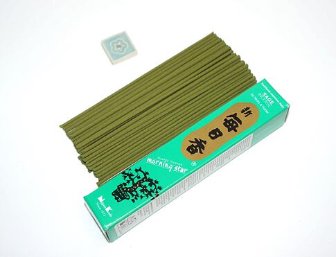 Vonné tyčinky - Morning Star SAGE, Nippon Kodo /50ks  luxusní vonné tyčinky s minimem kouře pro provonění prostoru a vytvoření relaxační atmosféry