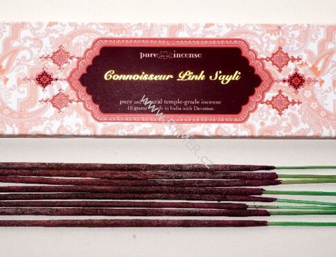 Vonné tyčinky - Pure Incense, Pink Saily přírodní luxusní vonné tyčinky, agarbathi vhodné k provonění prostoru s ušlechtilou vůní