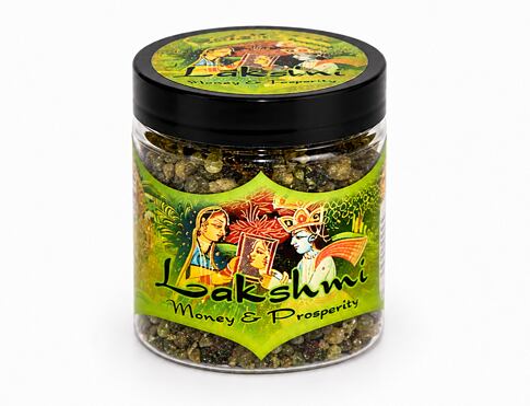 LAKSHMI (peníze a blahobyt) vykuřovací směs vhodná na pálení pro podporu získání bohatství a prosperity